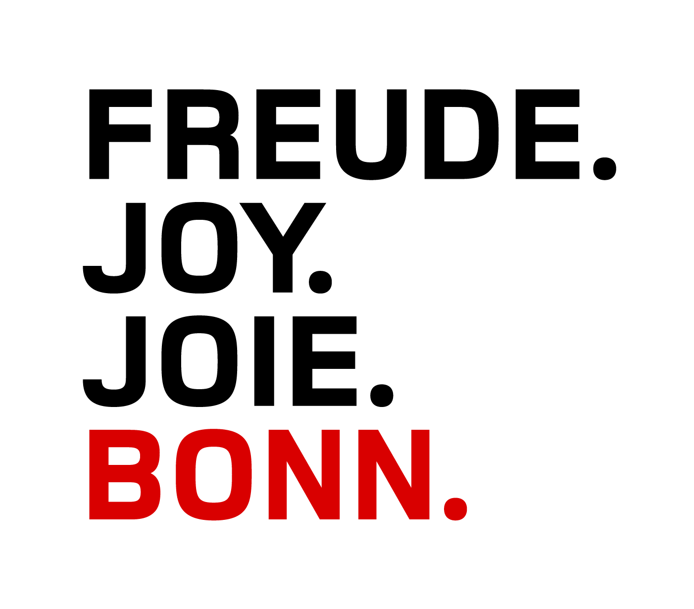 BONN Logo Freude rot schw 4c